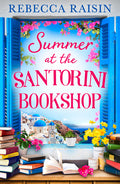 Cover Image for Summer at the Santorini Bookshop -- Rebecca Raisin, Paperback