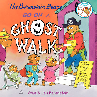 Cover Image for The Berenstain Bears Go on a Ghost Walk: A Halloween Book for Kids [With Tattoos] -- Jan Berenstain, Paperback