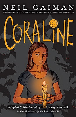 Cover Image for Coraline Graphic Novel: A Graphic Novel -- Neil Gaiman, Hardcover
