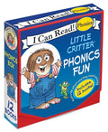 Cover Image for Little Critter 12-Book Phonics Fun!: A Box of 12 Mini-Books Featuring Short and Long Vowel Sounds -- Mercer Mayer, Boxed Set