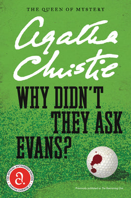 Cover Image for Why Didn't They Ask Evans? -- Agatha Christie, Paperback