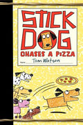 Cover Image for Stick Dog Chases a Pizza -- Tom Watson, Hardcover