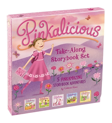 Cover Image for The Pinkalicious Take-Along Storybook Set: Tickled Pink, Pinkalicious and the Pink Drink, Flower Girl, Crazy Hair Day, Pinkalicious and the New Teache -- Victoria Kann, Other
