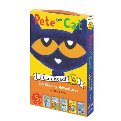 Cover Image for Pete the Cat: Big Reading Adventures: A Box of 5 Groovy Books -- James Dean, Boxed Set