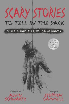 Cover Image for Scary Stories to Tell in the Dark: Three Books to Chill Your Bones: All 3 Scary Stories Books with the Original Art! -- Alvin Schwartz, Hardcover