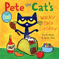 Cover Image for Pete the Cat's Wacky Taco Tuesday: Includes Over 30 Stickers! -- James Dean, Paperback