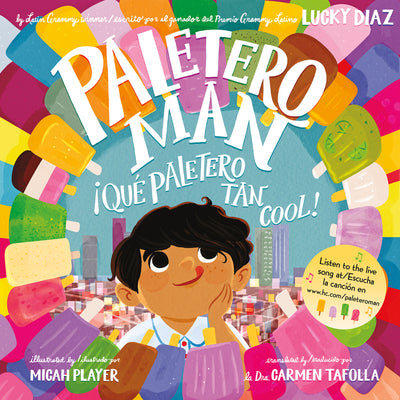 Cover Image for Paletero Man/¡Que Paletero Tan Cool!: Bilingual English-Spanish -- Lucky Diaz, Hardcover