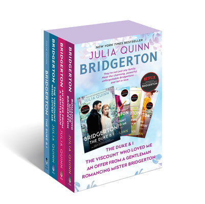 Cover Image for Bridgerton Boxed Set 1-4: The Duke and I/The Viscount Who Loved Me/An Offer from a Gentleman/Romancing Mister Bridgerton -- Julia Quinn, Other