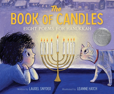 Cover Image for The Book of Candles: Eight Poems for Hanukkah -- Laurel Snyder, Hardcover
