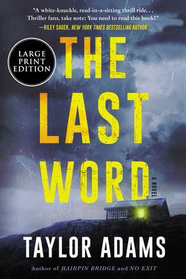 Cover Image for The Last Word -- Taylor Adams, Paperback