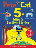 Cover Image for Pete the Cat: 5-Minute Bedtime Stories: 12 Bedtime Stories in 1 Book -- James Dean, Hardcover