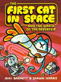 Cover Image for The First Cat in Space and the Wrath of the Paperclip: A Graphic Novel -- Mac Barnett, Paperback