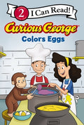 Cover Image for Curious George Colors Eggs: An Easter and Springtime Book for Kids -- H. A. Rey, Paperback