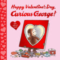 Cover Image for Happy Valentine's Day, Curious George! -- H. A. Rey, Hardcover