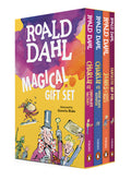 Cover Image for Roald Dahl Magical Gift Boxed Set (4 Books): Charlie and the Chocolate Factory, James and the Giant Peach, Fantastic Mr. Fox, Charlie and the Great Gl -- Roald Dahl, Boxed Set