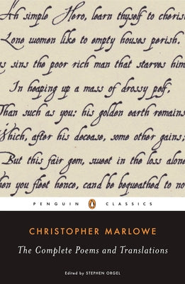 Cover Image for The Complete Poems and Translations -- Christopher Marlowe, Paperback