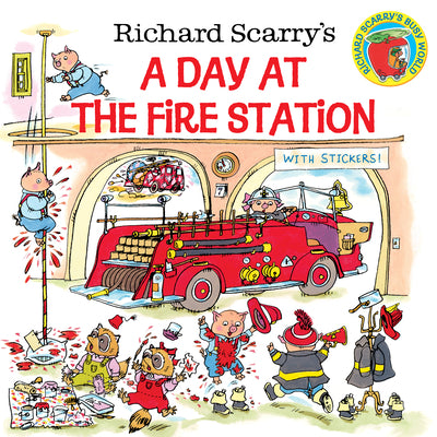 Cover Image for Richard Scarry's a Day at the Fire Station -- Huck Scarry, Paperback