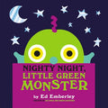 Cover Image for Nighty Night, Little Green Monster -- Ed Emberley, Hardcover
