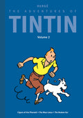 Cover Image for The Adventures of Tintin: Volume 2: Cigars of the Pharaoh / The Blue Lotus / The Broken Ear -- Hergé, Hardcover