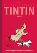 Cover Image for The Adventures of Tintin: Volume 5: The Seven Crystal Balls / Prisoners of the Sun / Land of Black Gold -- Hergé, Hardcover