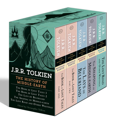 Cover Image for The History of Middle-Earth 5-Book Boxed Set: The Book of Lost Tales 1, the Book of Lost Tales 2, the Lays of Beleriand, the Shaping of Middle-Earth, -- J. R. R. Tolkien, Boxed Set