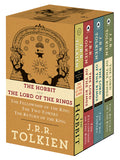Cover Image for J.R.R. Tolkien 4-Book Boxed Set: The Hobbit and the Lord of the Rings: The Hobbit, the Fellowship of the Ring, the Two Towers, the Return of the King -- J. R. R. Tolkien, Boxed Set