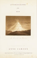 Cover Image for Autobiography of Red: A Novel in Verse -- Anne Carson, Paperback