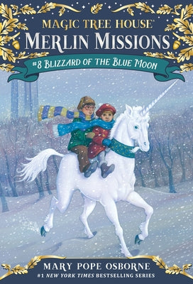 Cover Image for Blizzard of the Blue Moon [With Sticker] -- Mary Pope Osborne, Paperback