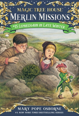 Cover Image for Leprechaun in Late Winter [With Sticker(s)] -- Mary Pope Osborne, Paperback