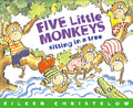 Cover Image for Five Little Monkeys Sitting in a Tree -- Eileen Christelow, Paperback