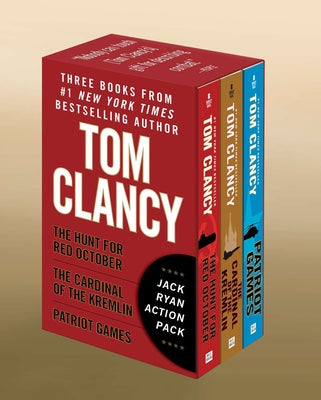 Cover Image for Tom Clancy's Jack Ryan Action Pack: The Hunt for Red October/The Cardinal of the Kremlin/Patriot Games -- Tom Clancy, Boxed Set