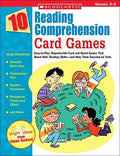 Cover Image for 10 Reading Comprehension Card Games: Easy-To-Play, Reproducible Card and Board Games That Boost Kids' Reading Skills--And Help Them Succeed on Tests -- Elaine Richard, Paperback