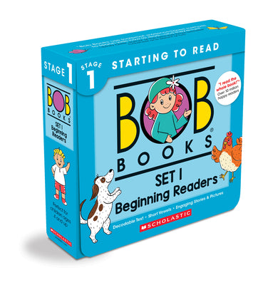 Cover Image for Bob Books - Set 1: Beginning Readers Box Set of 12 Paperbacks Decodable Phonics Books, Ages 4 and Up, Kindergarten (Stage 1: Starting to Read) -- Bobby Lynn Maslen, Boxed Set
