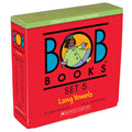 Cover Image for Bob Books - Long Vowels Box Set of 8 Paperbacks Decodable Phonics Books, Ages 4 and Up, Kindergarten, First Grade (Stage 3: Developing Reader) -- Bobby Lynn Maslen, Boxed Set