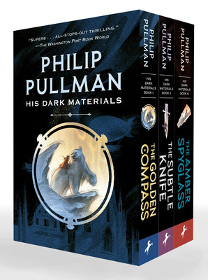 Cover Image for His Dark Materials 3-Book Paperback Boxed Set: The Golden Compass; The Subtle Knife; The Amber Spyglass -- Philip Pullman, Boxed Set