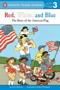 Cover Image for Red, White, and Blue: The Story of the American Flag -- John Herman, Mass Market Paperback