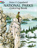 Cover Image for National Parks Coloring Book -- Peter F. Copeland, Paperback