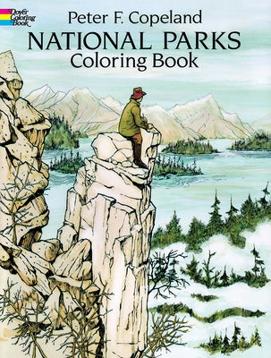 Cover Image for National Parks Coloring Book -- Peter F. Copeland, Paperback