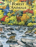 Cover Image for Forest Animals Coloring Book -- Dianne Gaspas, Paperback