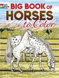 Cover Image for Big Book of Horses to Color -- John Green, Paperback