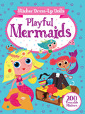 Cover Image for Sticker Dress-Up Dolls Playful Mermaids: 200 Reusable Stickers! -- Arthur Over, Paperback