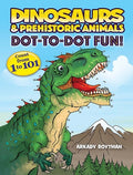 Cover Image for Dinosaurs & Prehistoric Animals Dot-To-Dot Fun!: Count from 1 to 101 -- Arkady Roytman, Paperback