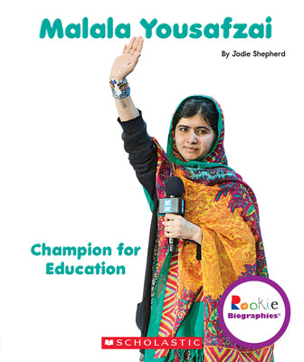 Cover Image for Malala Yousafzai: Champion for Education (Rookie Biographies) -- Jodie Shepherd, Paperback