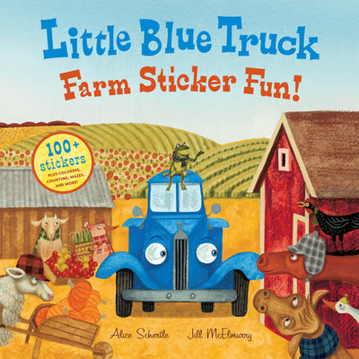 Cover Image for Little Blue Truck Farm Sticker Fun! -- Alice Schertle, Paperback