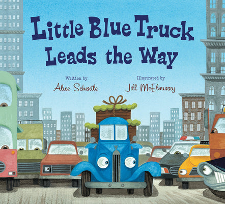 Cover Image for Little Blue Truck Leads the Way Board Book -- Alice Schertle, Board Books