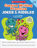 Cover Image for Cursive Writing Practice: Jokes & Riddles -- Violet Findley, Paperback