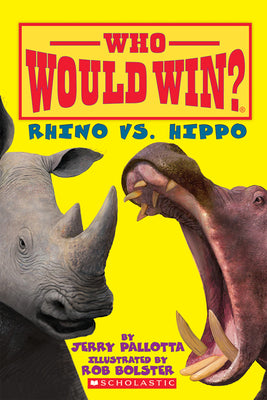 Cover Image for Rhino vs. Hippo (Who Would Win?) -- Jerry Pallotta, Paperback