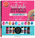 Cover Image for Nail Style Studio Single [With 6 Bottles of Nail Polish, Custom Design Tool and 250 Stick-On Stencils] -- Klutz, Paperback