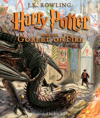 Cover Image for Harry Potter and the Goblet of Fire: The Illustrated Edition (Harry Potter, Book 4): Volume 4 -- J. K. Rowling, Hardcover