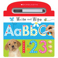 Cover Image for Write and Wipe ABC 123: Scholastic Early Learners (Write and Wipe) -- Scholastic, Board Books